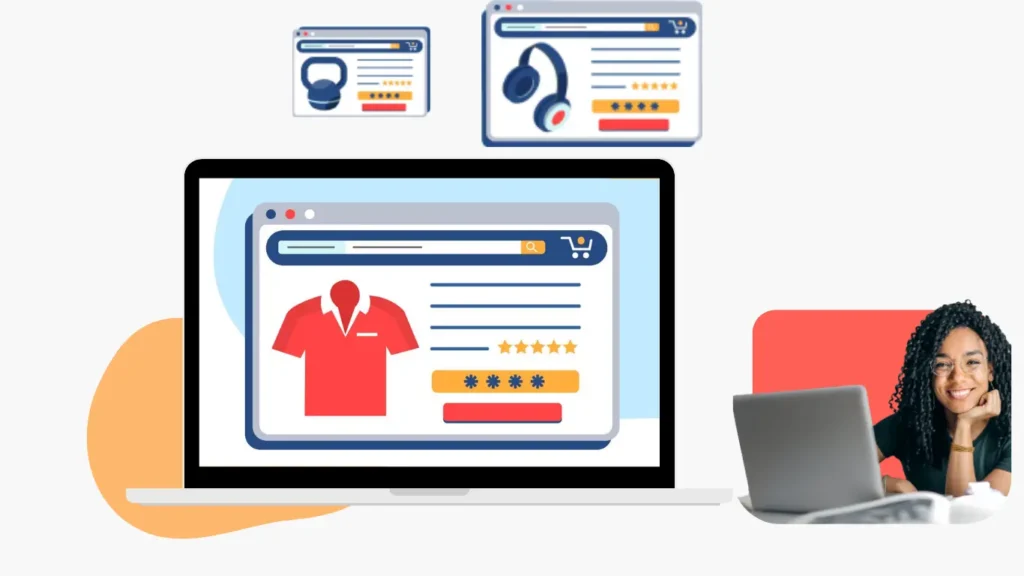 a virtual assistant working an online store